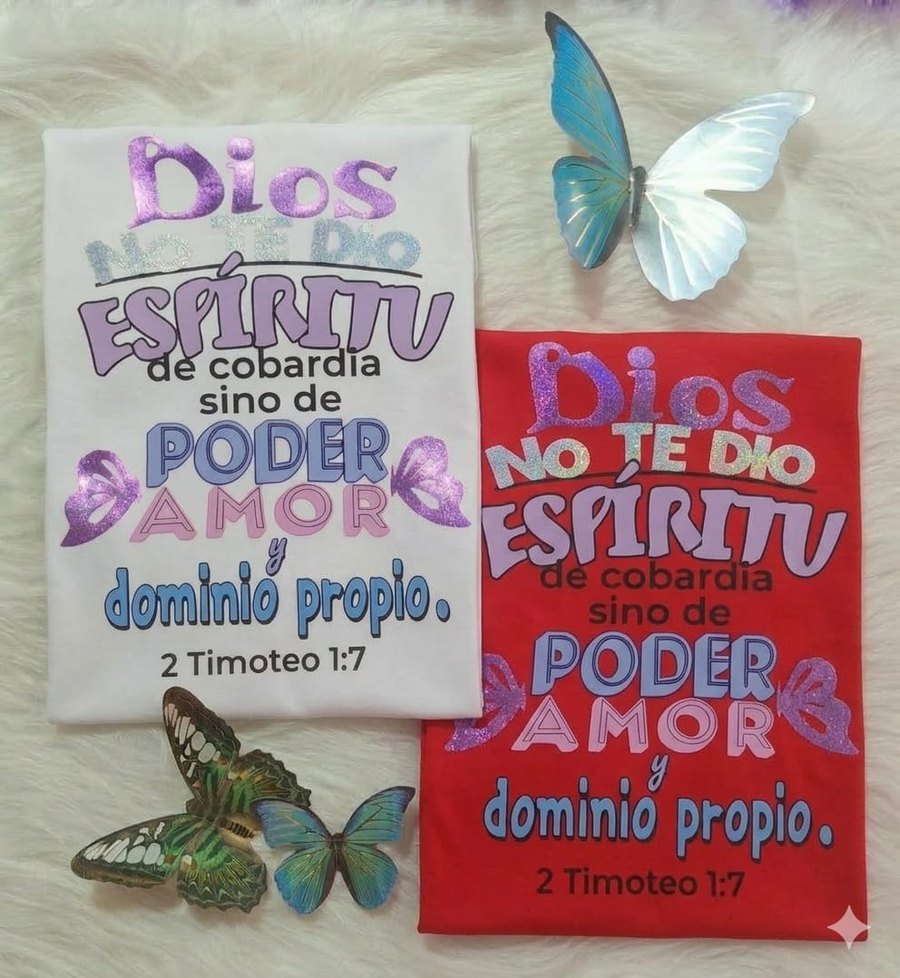 Dios no te dio espíritu de cobardía, sino de poder, amor y dominio propio