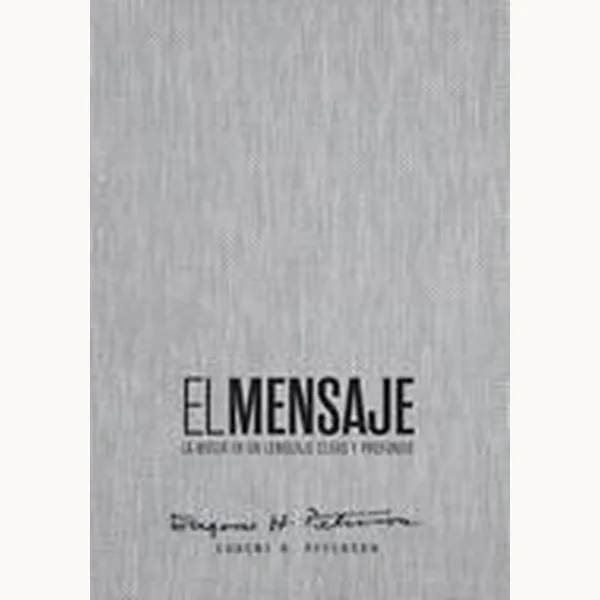 Biblia El Mensaje TD Gris