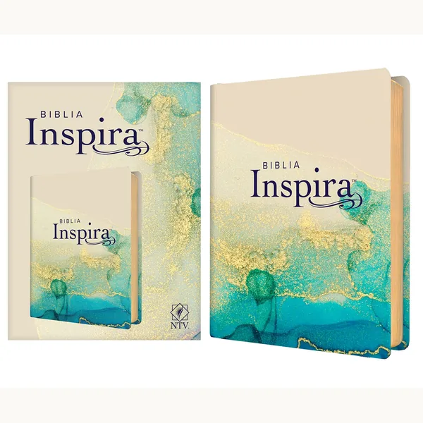 Biblia Inspira Español NTV Dorada Semi Piel Filament