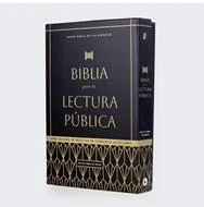 Biblia NBLA Para La Lectura Publica · Negra Versificada LG · Piel De Cabra (Piel · cuero)