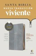 Biblia NTV Referencia En Columna · Gris Cierre · L.G con Filament (Símil Piel)