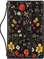 Biblia RVR60c Exquisita · Flores Negro Manija Iman (Tapa dura)