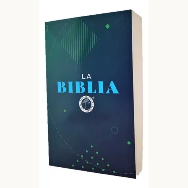 Biblia TLA60ue Misionera Rustica Azul Verde