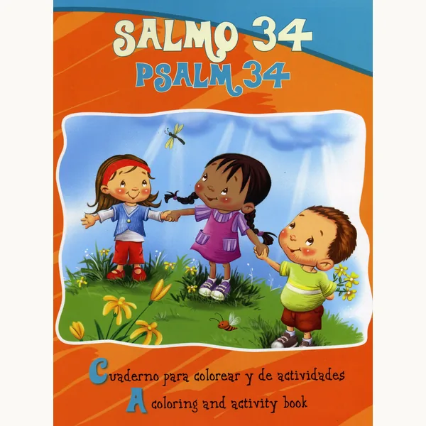 Salmo 34 Cuaderno Para Colorear Y De Actividades Bilingue