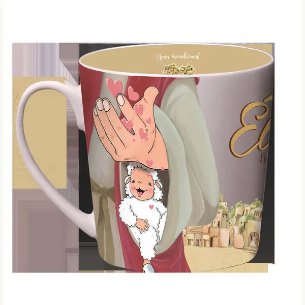 Taza Ovejitas Amor Incondicional OVT-13