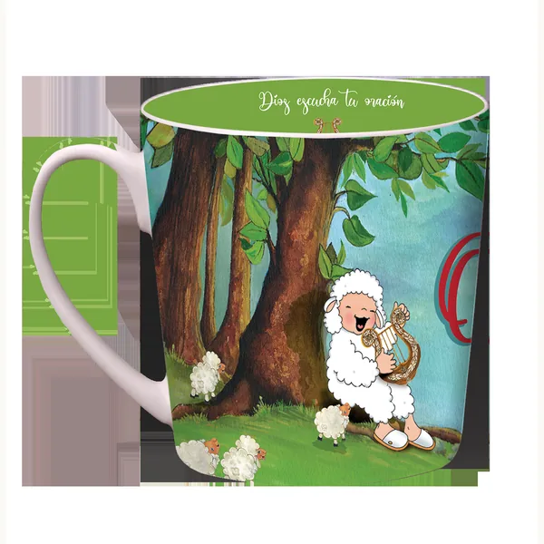 Taza Ovejitas Dios Escucha Tu Oracion OVT-18