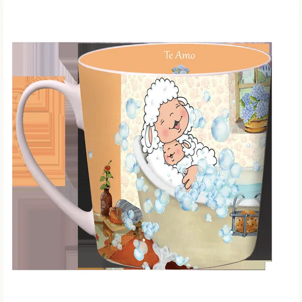 Taza Ovejitas El Amor De Mi Vida Eres Tu Interior Salmon OVT-04