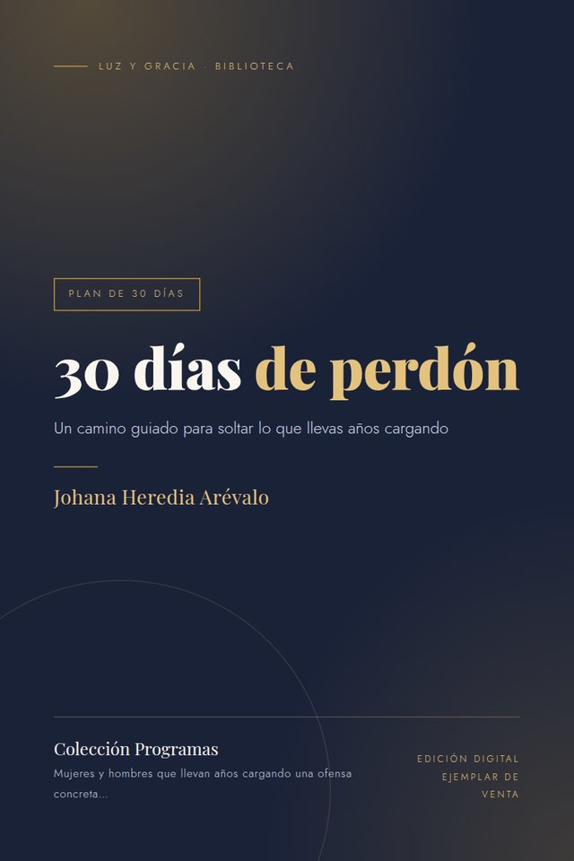Portada de 30 días de perdón