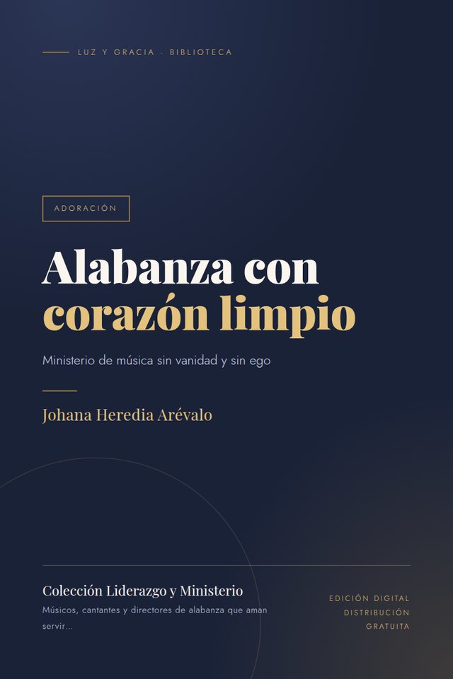 Portada de Alabanza con corazón limpio
