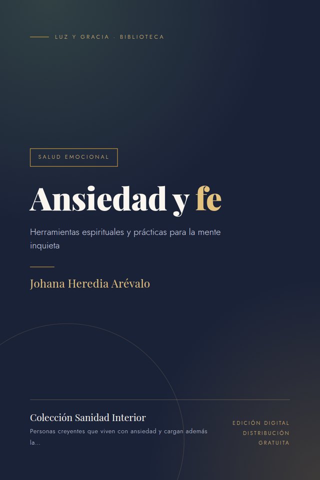 Portada de Ansiedad y fe