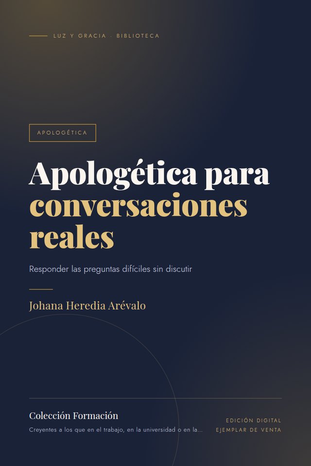 Portada de Apologética para conversaciones reales