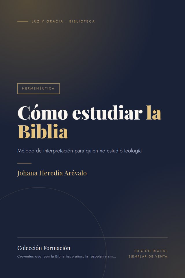 Portada de Cómo estudiar la Biblia