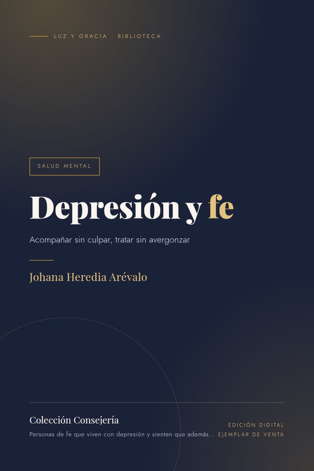 Portada de Depresión y fe