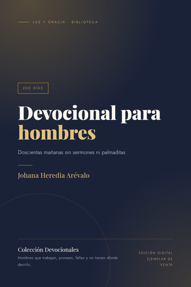 Portada de Devocional para hombres