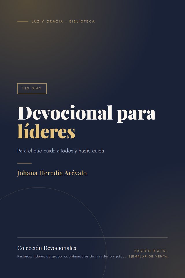 Portada de Devocional para líderes