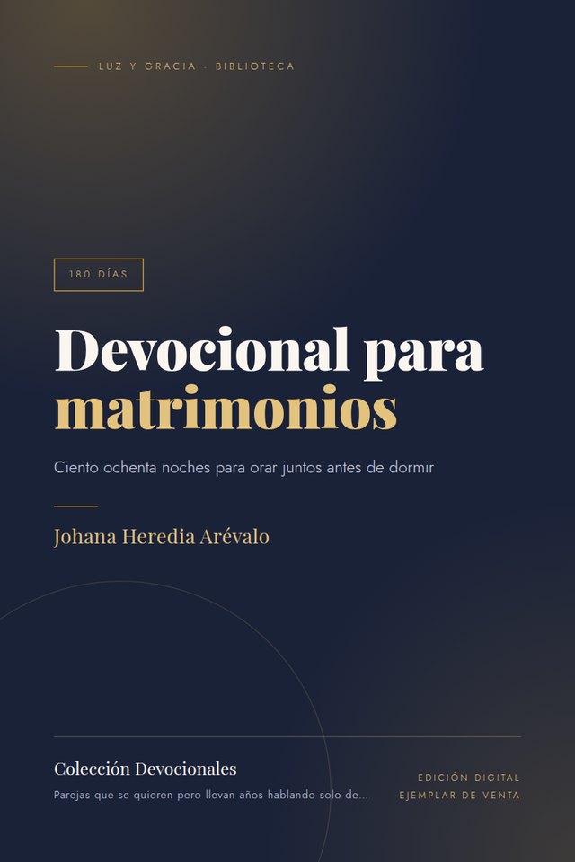 Portada de Devocional para matrimonios