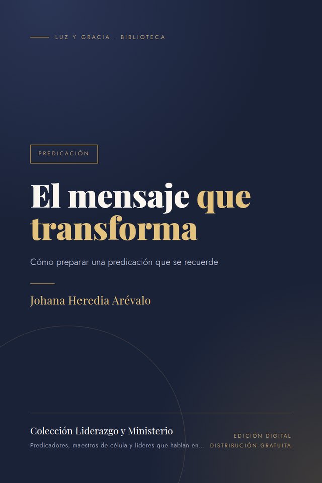 Portada de El mensaje que transforma