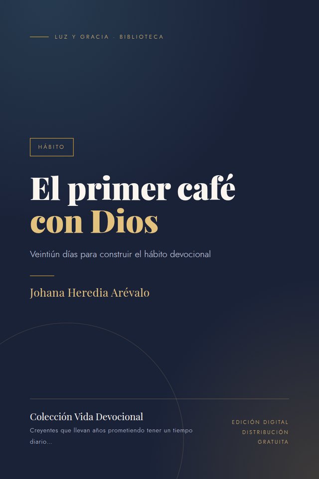 Portada de El primer café con Dios