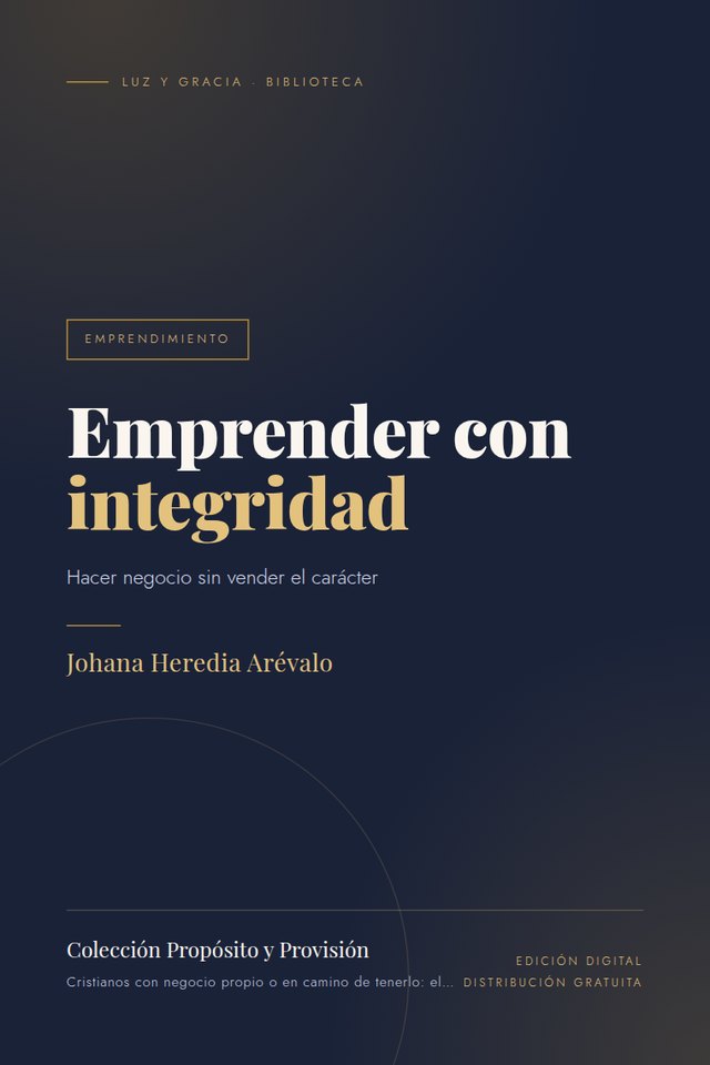 Portada de Emprender con integridad