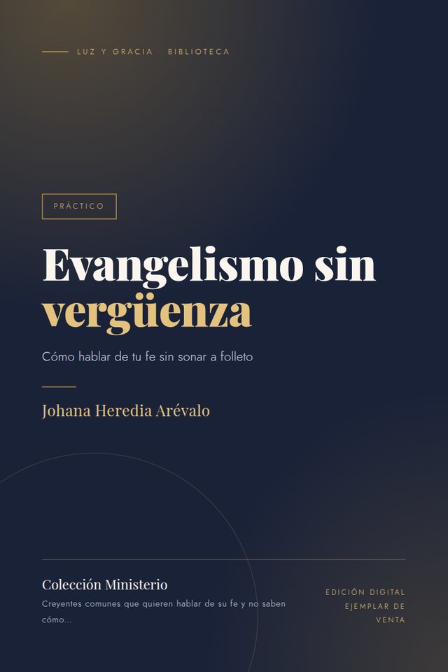 Portada de Evangelismo sin vergüenza