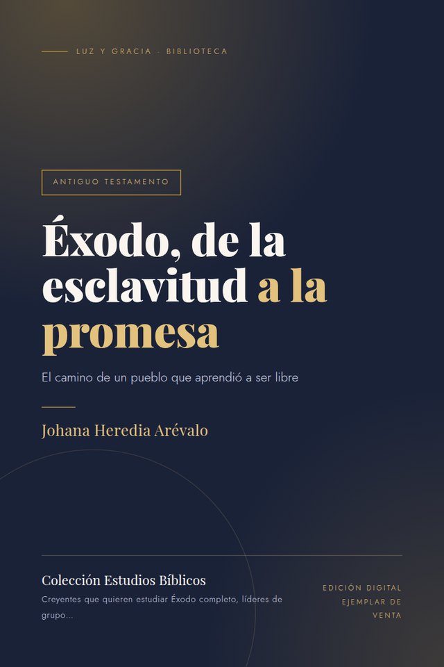 Portada de Éxodo, de la esclavitud a la promesa