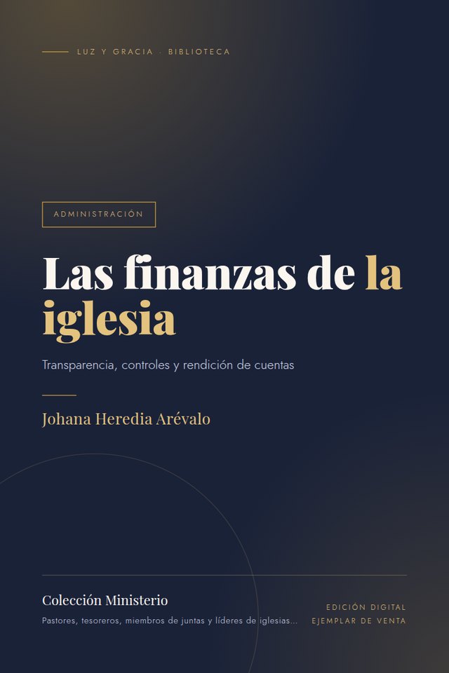 Portada de Las finanzas de la iglesia