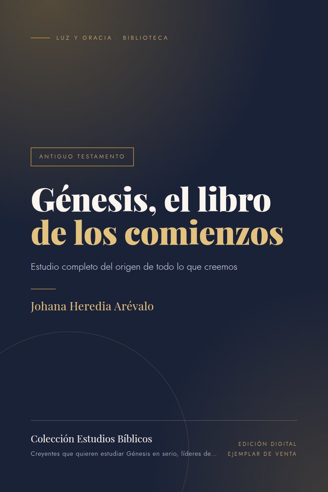 Portada de Génesis, el libro de los comienzos