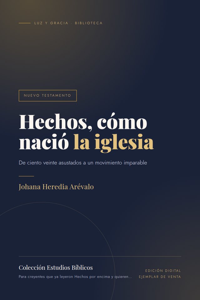 Portada de Hechos, cómo nació la iglesia