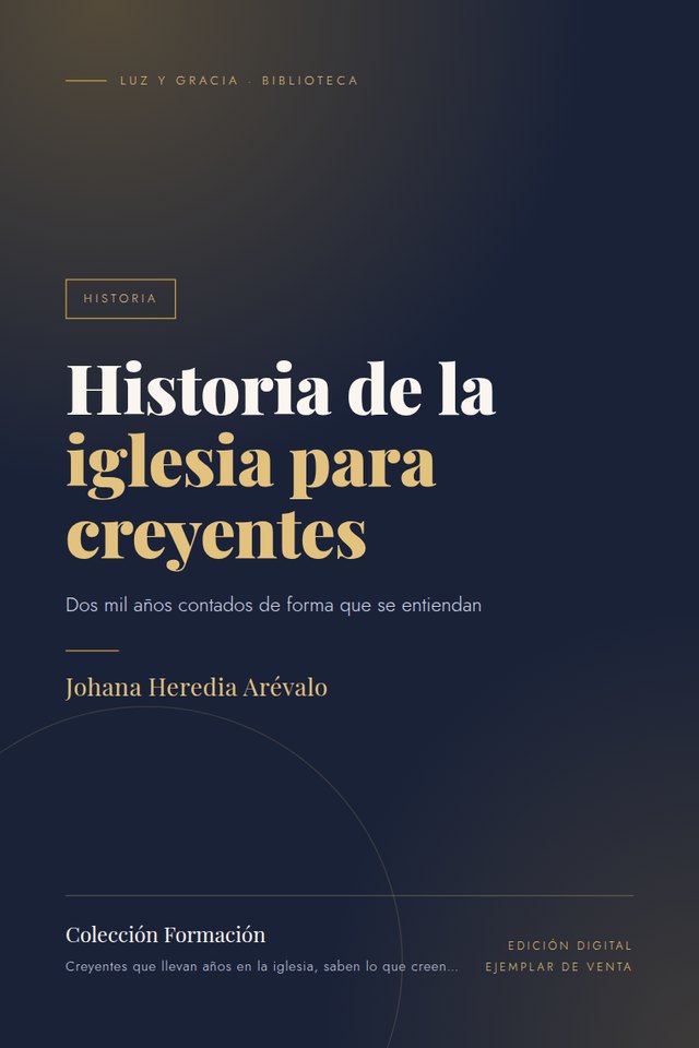 Portada de Historia de la iglesia para creyentes