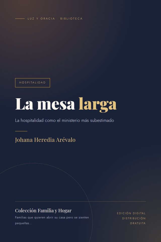Portada de La mesa larga