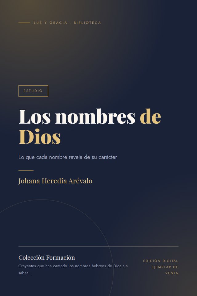 Portada de Los nombres de Dios