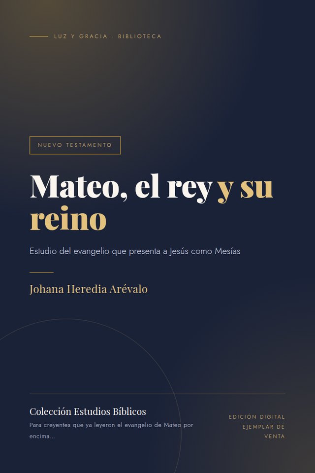 Portada de Mateo, el rey y su reino