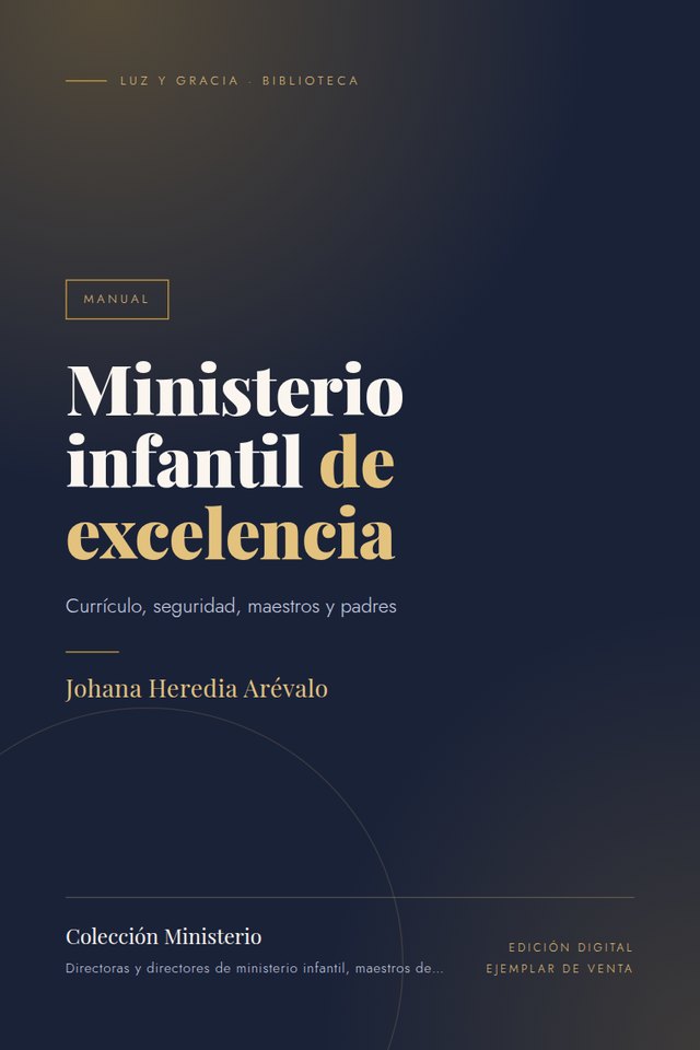 Portada de Ministerio infantil de excelencia