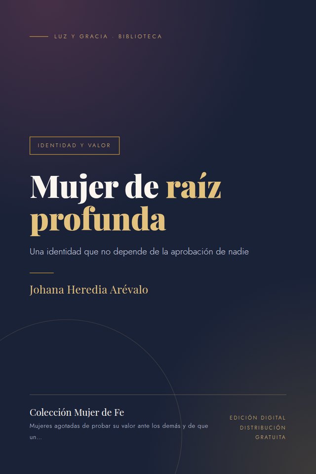 Mujer de raíz profunda