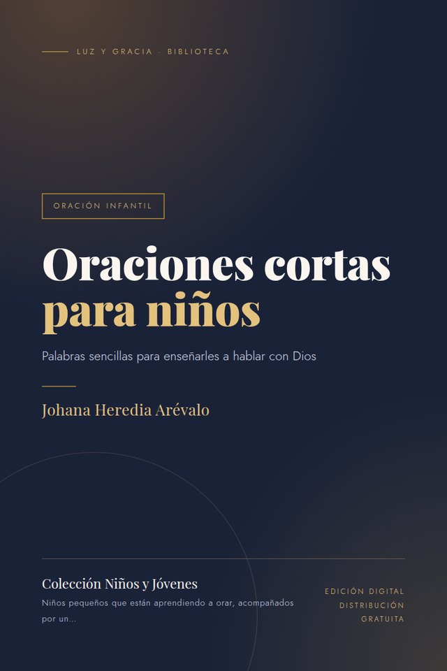 Portada de Oraciones cortas para niños
