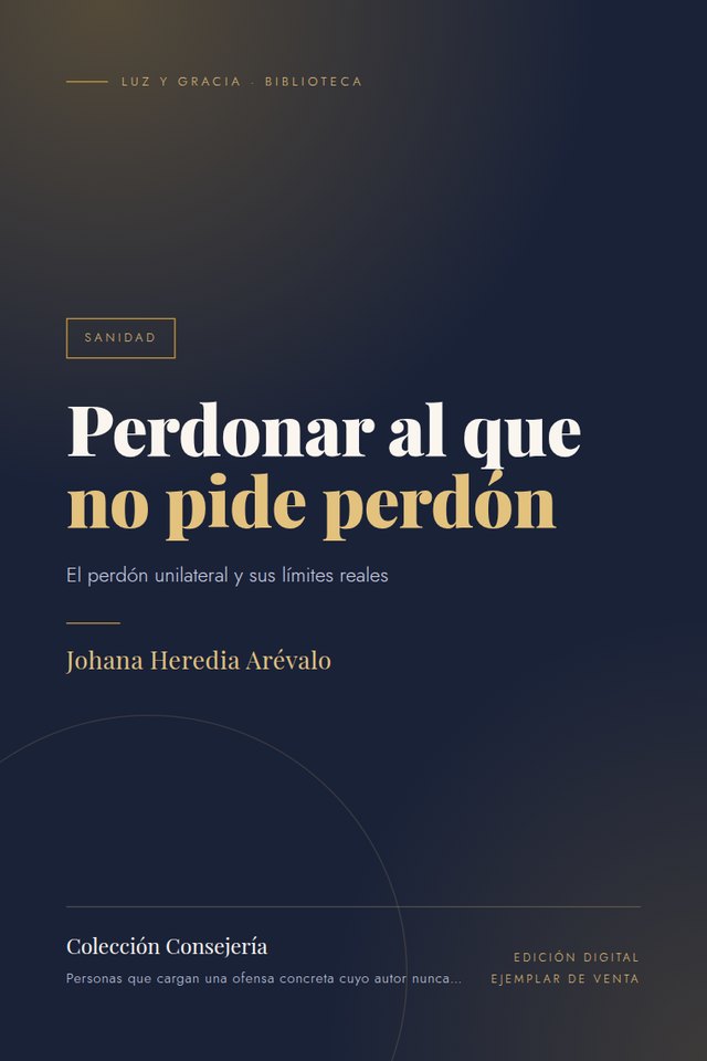 Portada de Perdonar al que no pide perdón