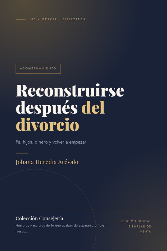 Portada de Reconstruirse después del divorcio
