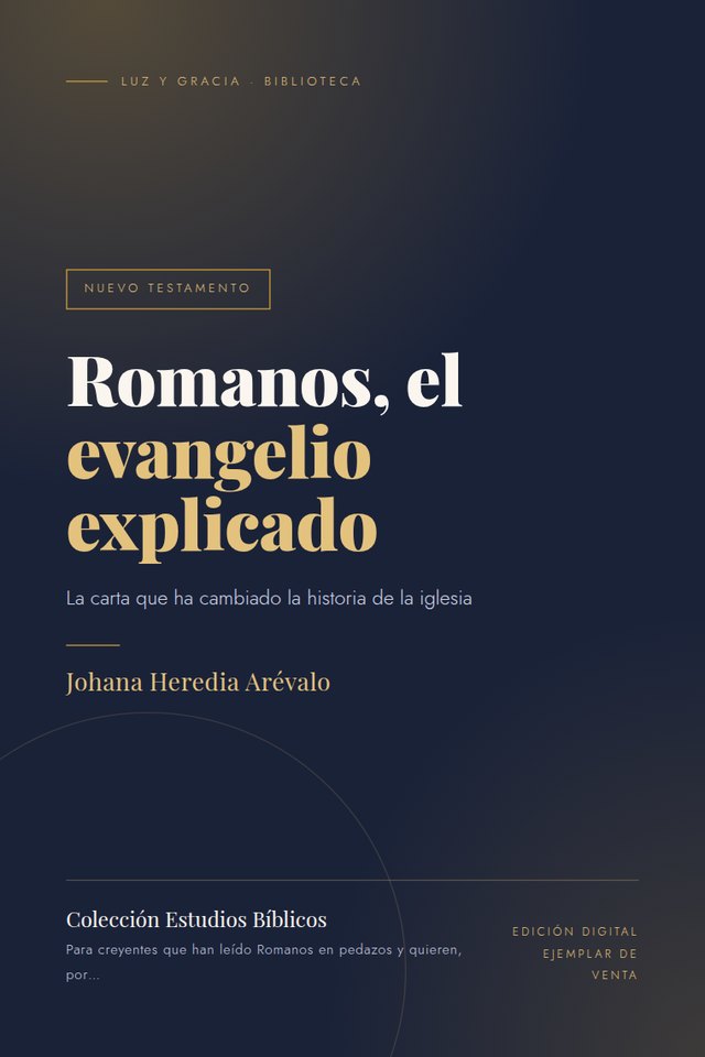 Portada de Romanos, el evangelio explicado