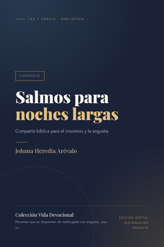 Portada de Salmos para noches largas