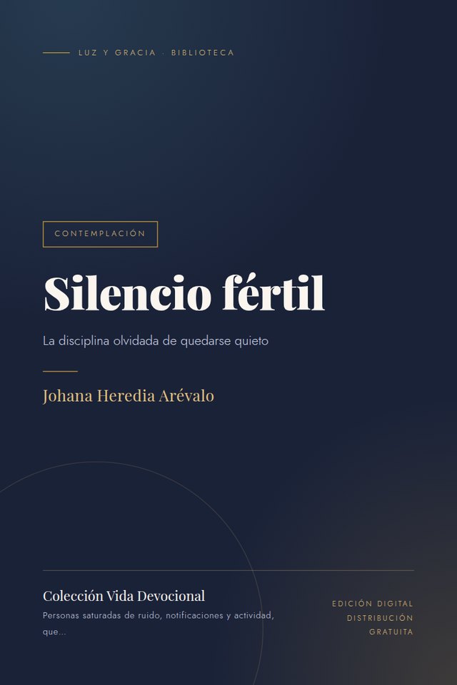 Portada de Silencio fértil