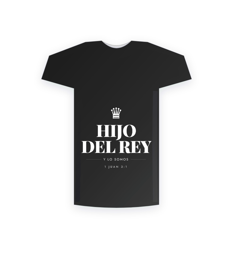 Camiseta cristiana Hijo del Rey